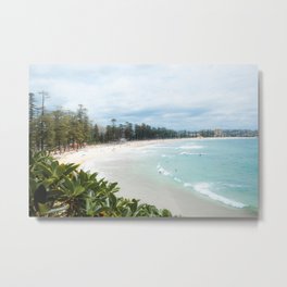Manly Beach, Australia Metal Print