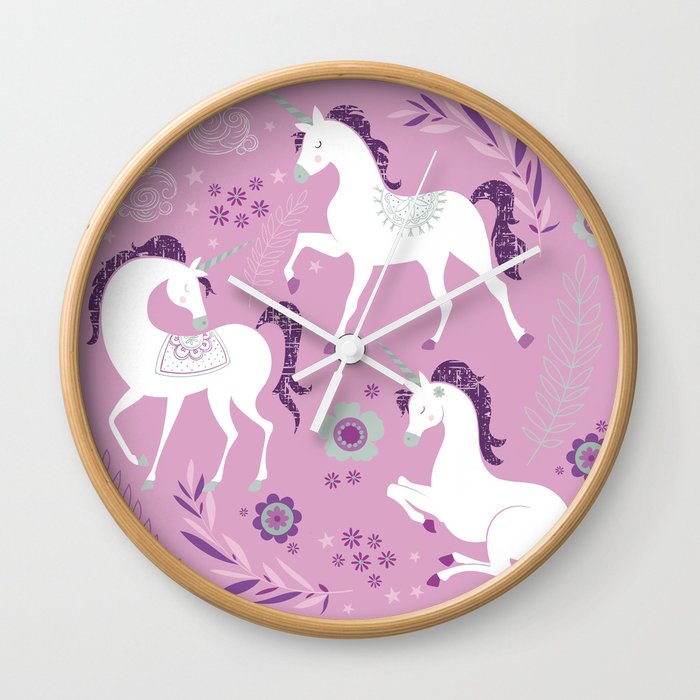 Unicorn Dance Wall Clock