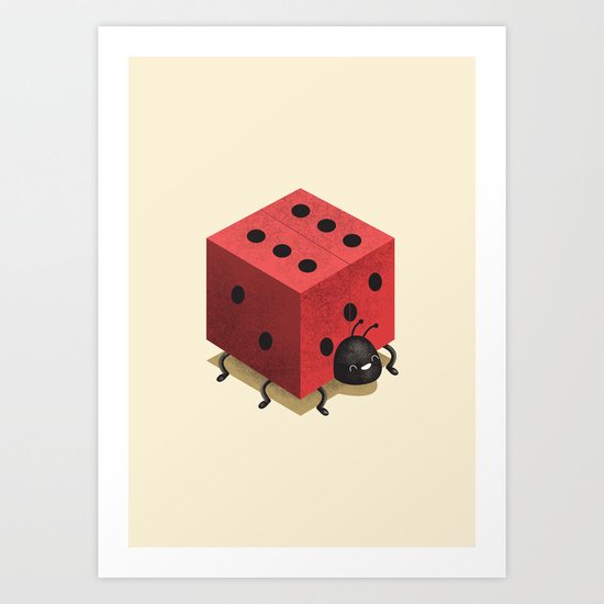 Ladiebug Art Print