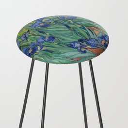 Irises, Vincent van Gogh Counter Stool