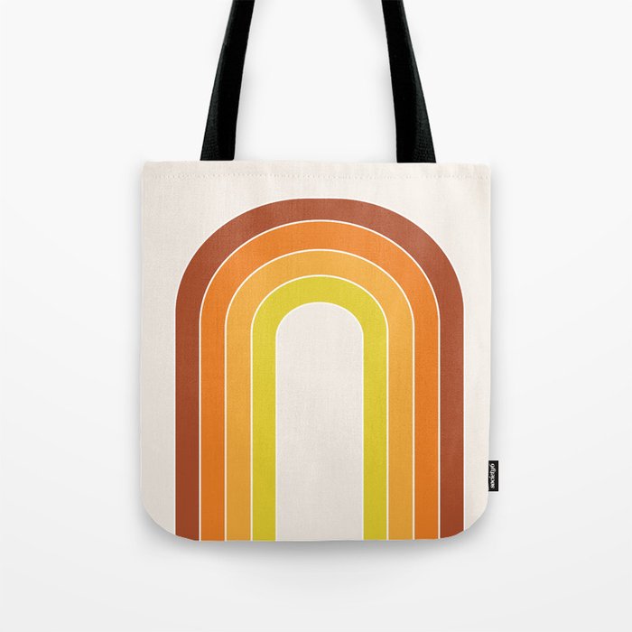 70s Rainbow Tote Bag