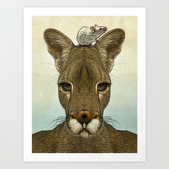 Roo and Tiny Art Print