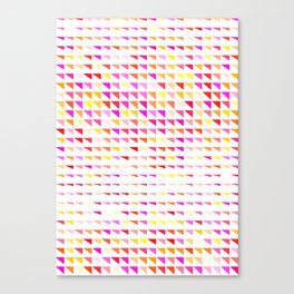 fete triangle pattern Canvas Print