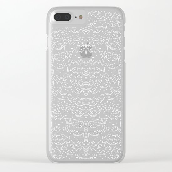 Wave of Cats Clear iPhone Case