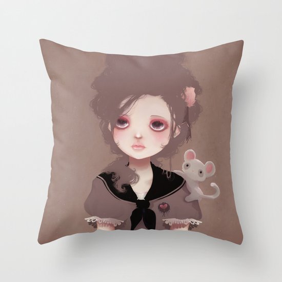 Emma (2011 version) Throw Pillow