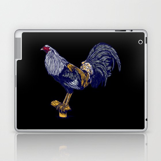Farm Rooster Vintage Illustration Laptop & iPad Skin