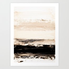 abstract minimalist landscape 14 Art Print