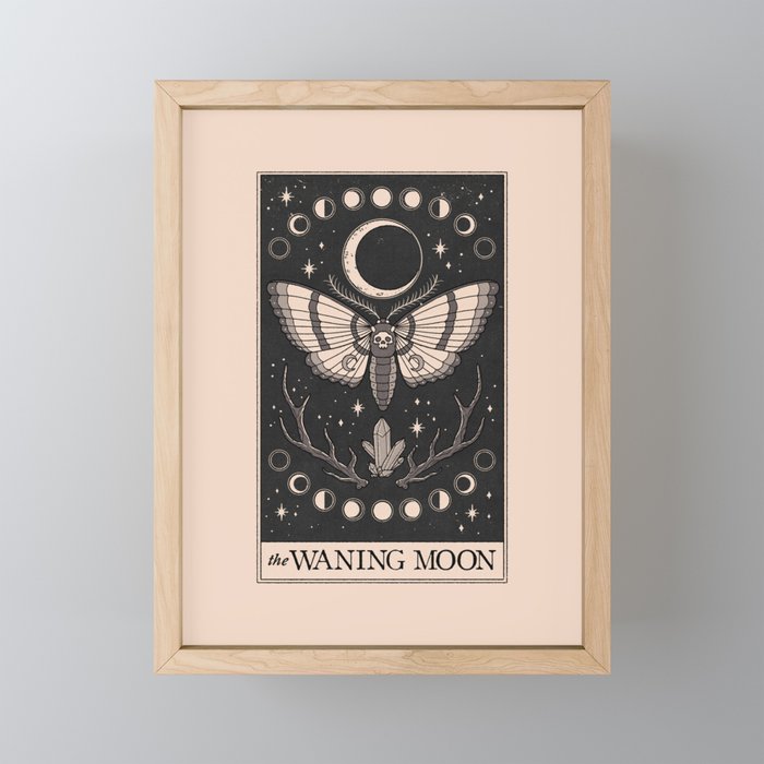 The Waning Moon Framed Mini Art Print