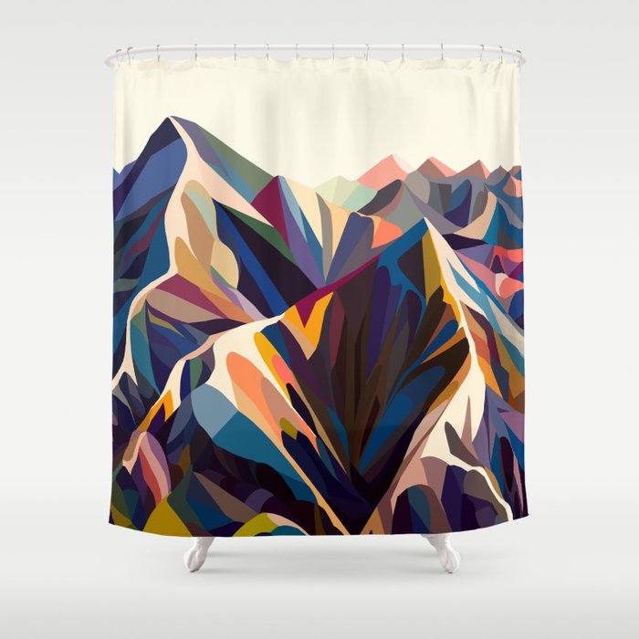Mountains original Shower Curtain