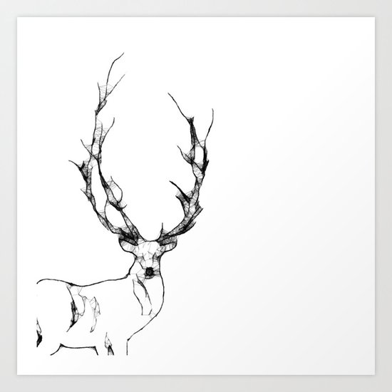 deer Art Print