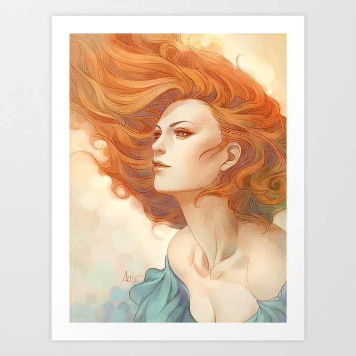 Discover the motif PEPPER BREEZE NEW by Stanley Artgerm Lau as a print at TOPPOSTER