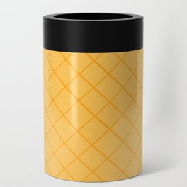 Yellow Cross Pattern Can Cooler