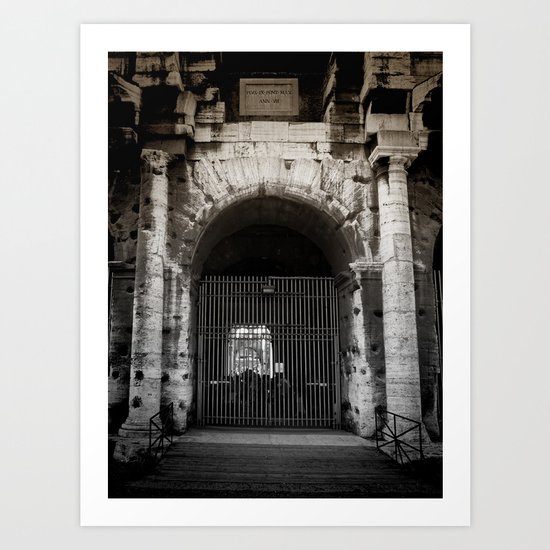 Gates at the Coliseum Art Print