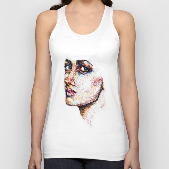 Portrait Pointed Out Unisex Tank Top