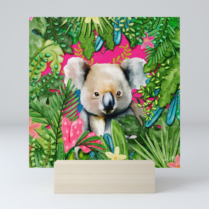 Koala in the Jungle Mini Art Print