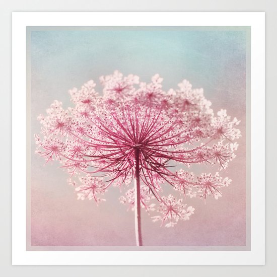 THE QUEEN WORE PINK Art Print