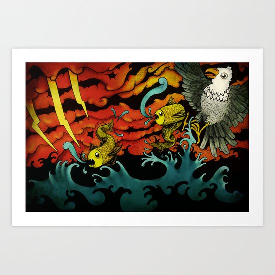 Sushi Art Print