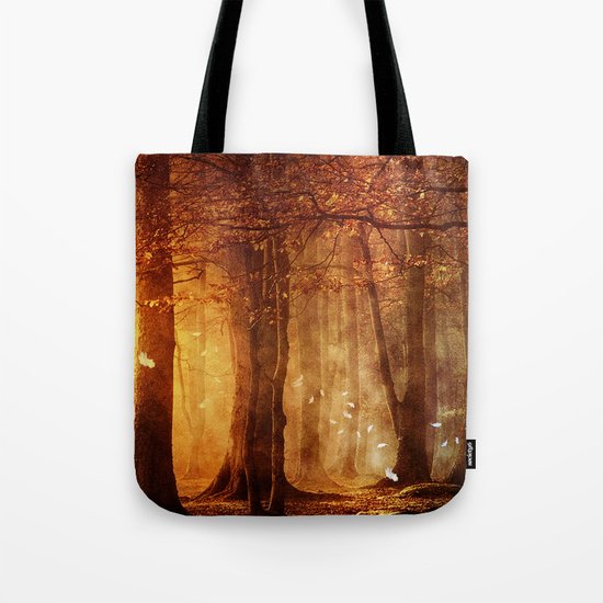 In the woods. Tote Bag