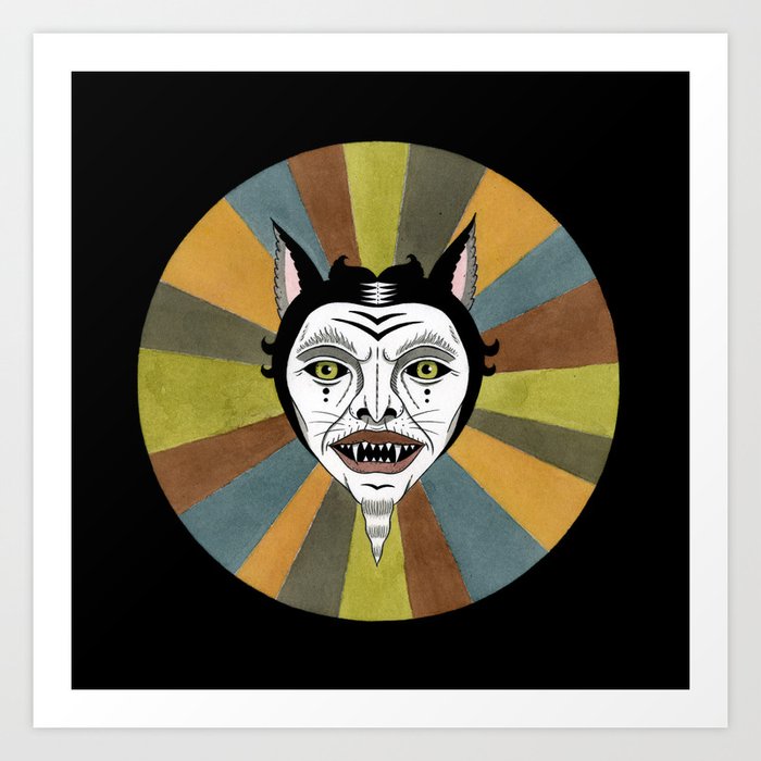 Cat Color Wheel No. 1 Art Print