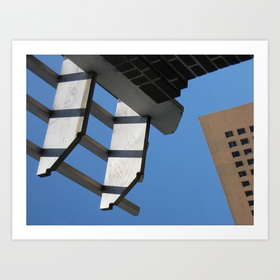 Sky Grids Art Print