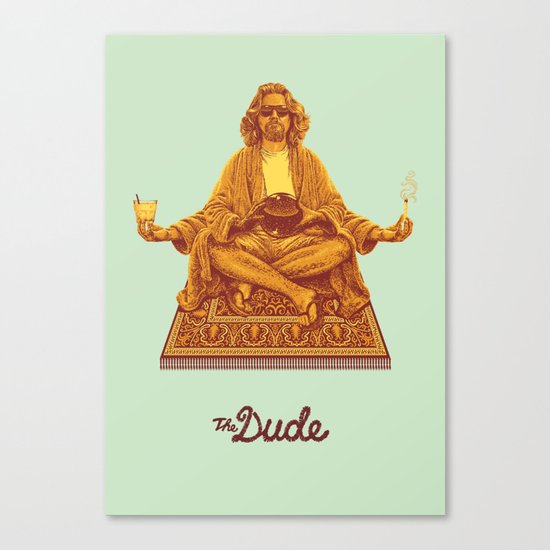 The Lebowski Series: The Dude Canvas Print
