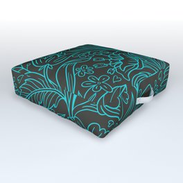 Floral Pattern Design Outdoor Floor Cushion