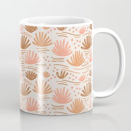 Espadín Agave Field Pattern in Clay and Desert Rose  Mug