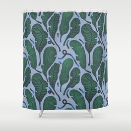 Retro, Jungle Out Shower Curtain