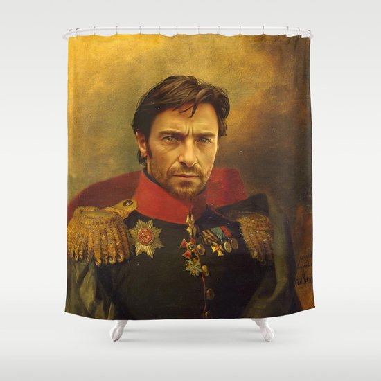 Hugh Jackman - replaceface Shower Curtain