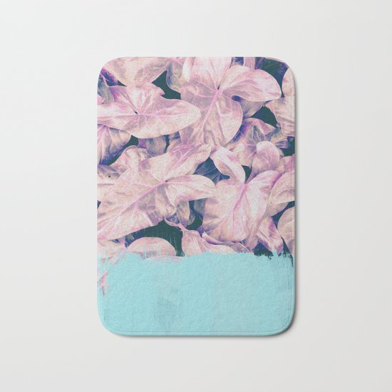 Teal Sorbet on Jungle Bath Mat