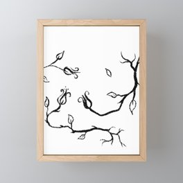 Wild Woods Snow Framed Mini Art Print