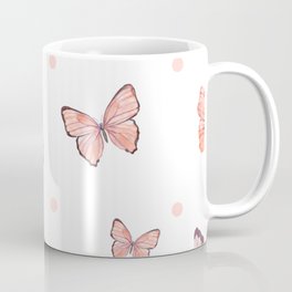 Pink butterflies Coffee Mug