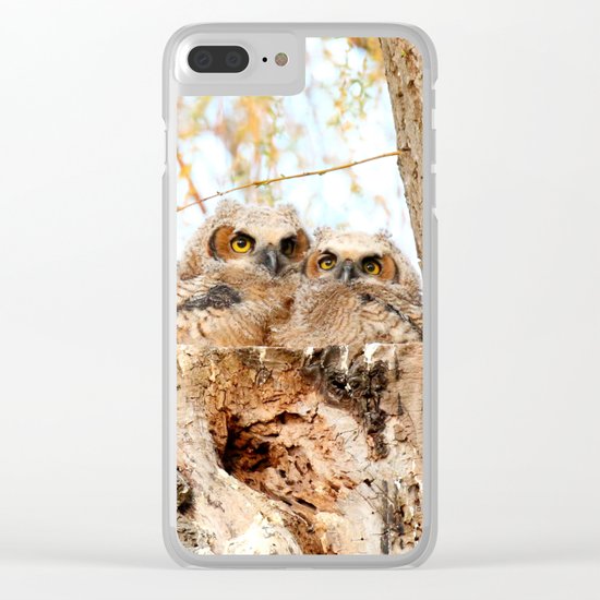 Two peas in a pod Clear iPhone Case