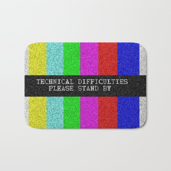 Technical Difficulties Bath Mat