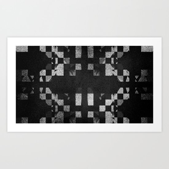 SHAD█WS Art Print