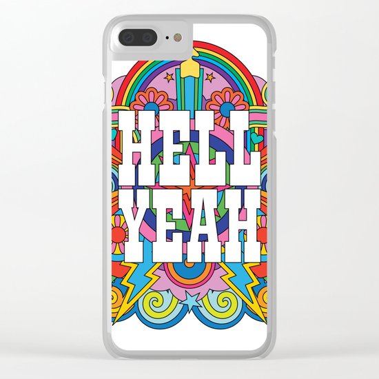 Hell Yeah Clear iPhone Case