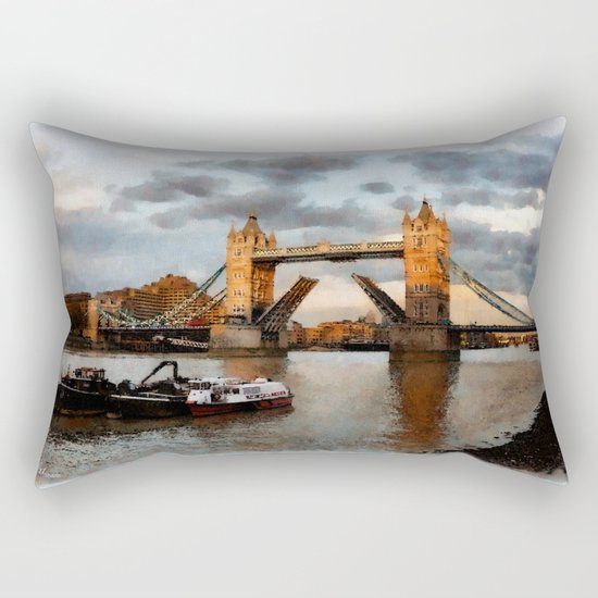 Tower Bridge Rectangular Pillow
