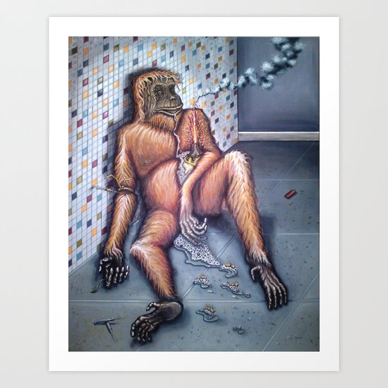 "(Aura)ngutan Analysis" Art Print