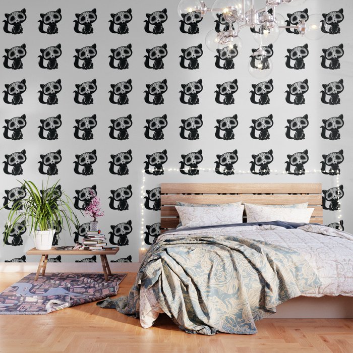Sugar Skull Cute Cat Calavera Mexican Holiday Mexico Day Of the