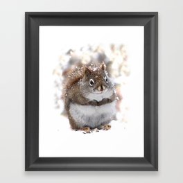 Sweet Squirrel Framed Art Print