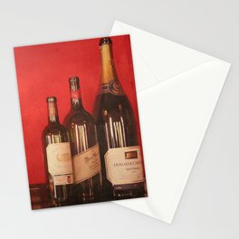Wine on the Wall Stationery Cards