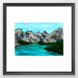 Moraine Lake Framed Art Print