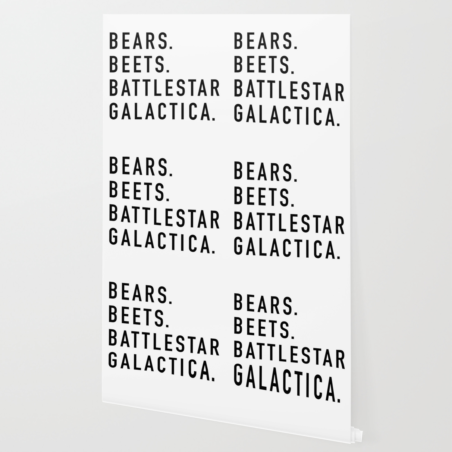 Bears Beets Battlestar Wallpaper By Quotablequotes Society6