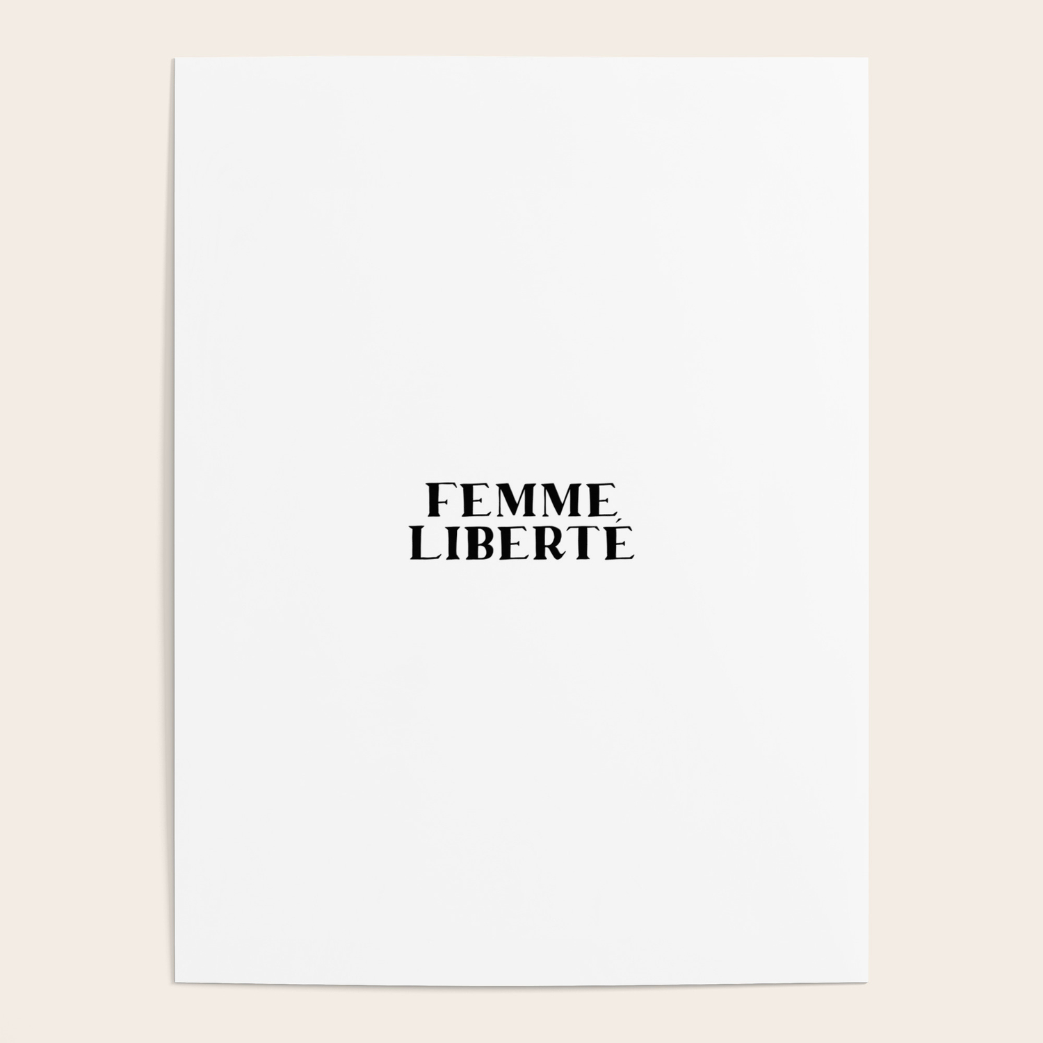 Femme Liberte Feminist Quote Women Quote Poster By Bellavitta Society6
