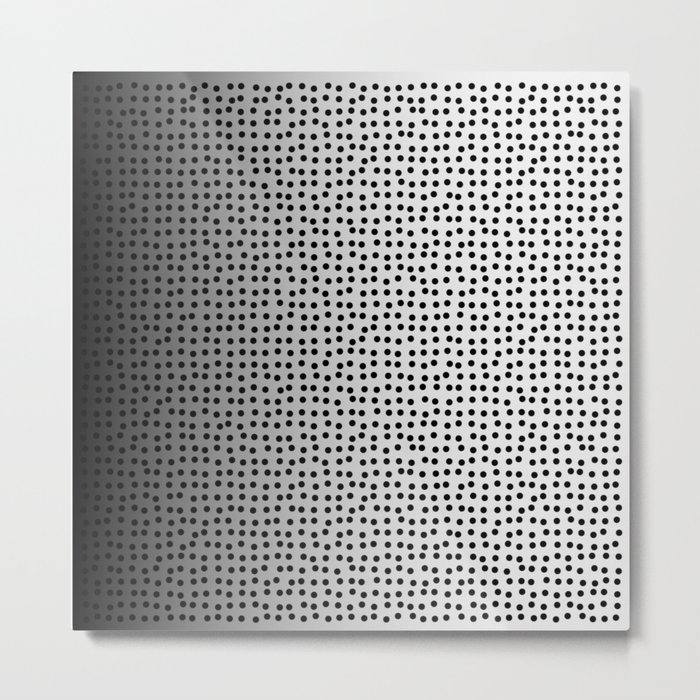 black dots Metal Print