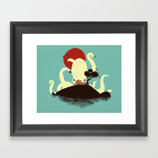 Octopus's Garden Framed Art Print
