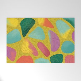 Watercolour Opals (Mustard) Welcome Mat