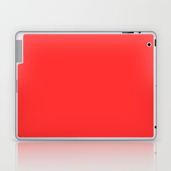 Neon Red Laptop & iPad Skin