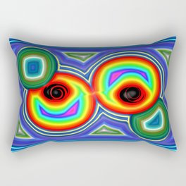 Color's softly play ... Rectangular Pillow