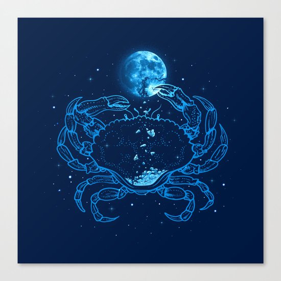 Me Gusta La Luna Llena Canvas Print